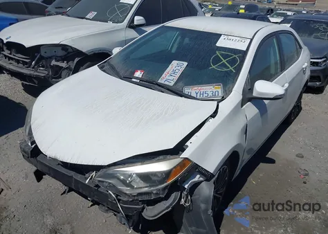 2015 Toyota Corolla S Plus from USA, damaged, VIN 5YFBURHE1FP317740